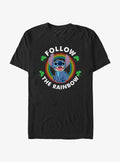 Disney Lilo Stitch Follow The Rainbow T-Shirt T-Shirt | Exclusive Art Design | Trending Now