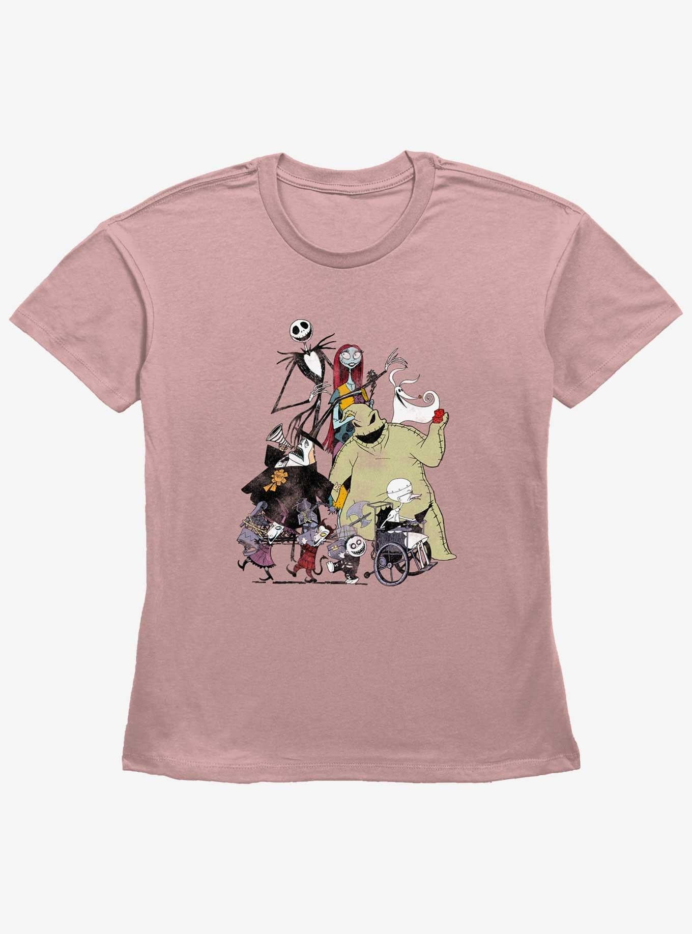 The Nightmare Before Christmas Group Shot Girls Straight Fit T-Shirt T-Shirt | Exclusive Edition | Top Pick For Fans