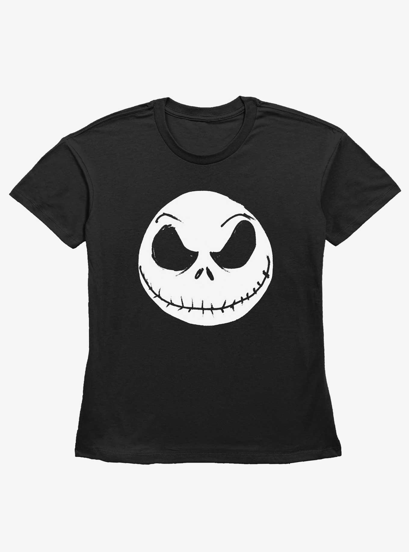 The Nightmare Before Christmas Big Face Jack Girls Straight Fit T-Shirt T-Shirt | High-Quality Print | Top Pick For Fans