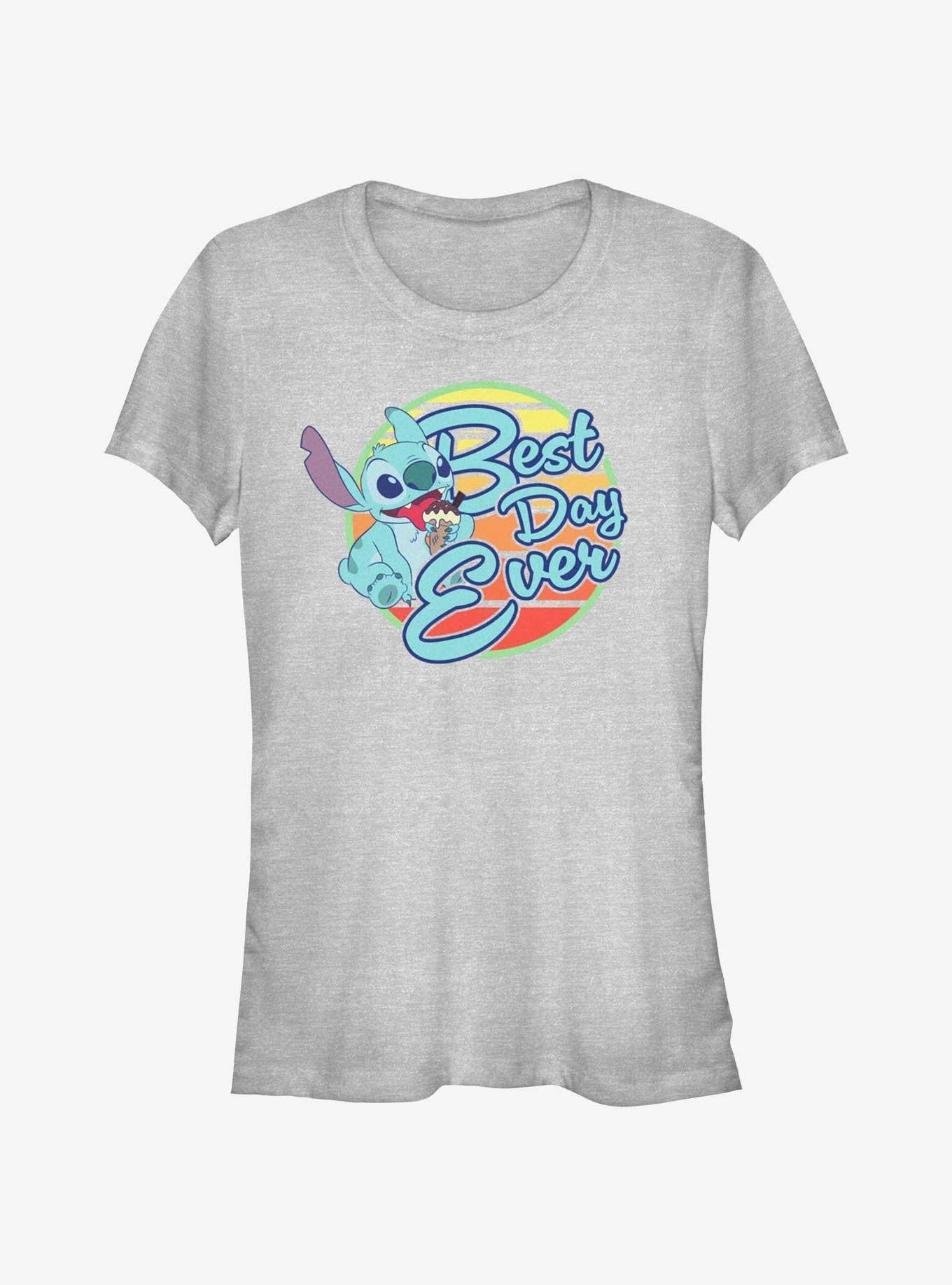 Disney Lilo Stitch Best Day Ever Girls T-Shirt T-Shirt | Trending Streetwear Style | Trending Now