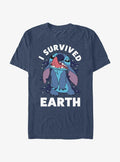 Disney Lilo Stitch I Survived Earth T-Shirt T-Shirt | Premium Graphic | Trending Now