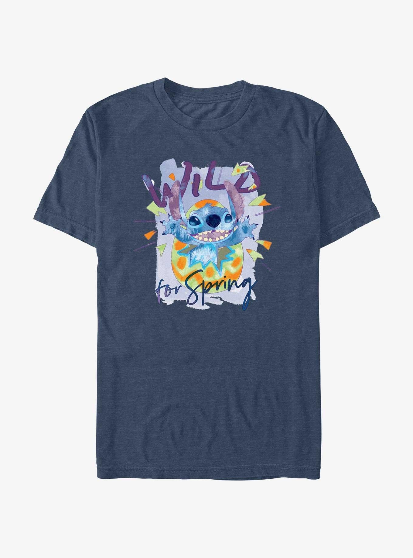 Disney Lilo Stitch Wild For Spring T-Shirt T-Shirt | Viral Style | Must-Have Style