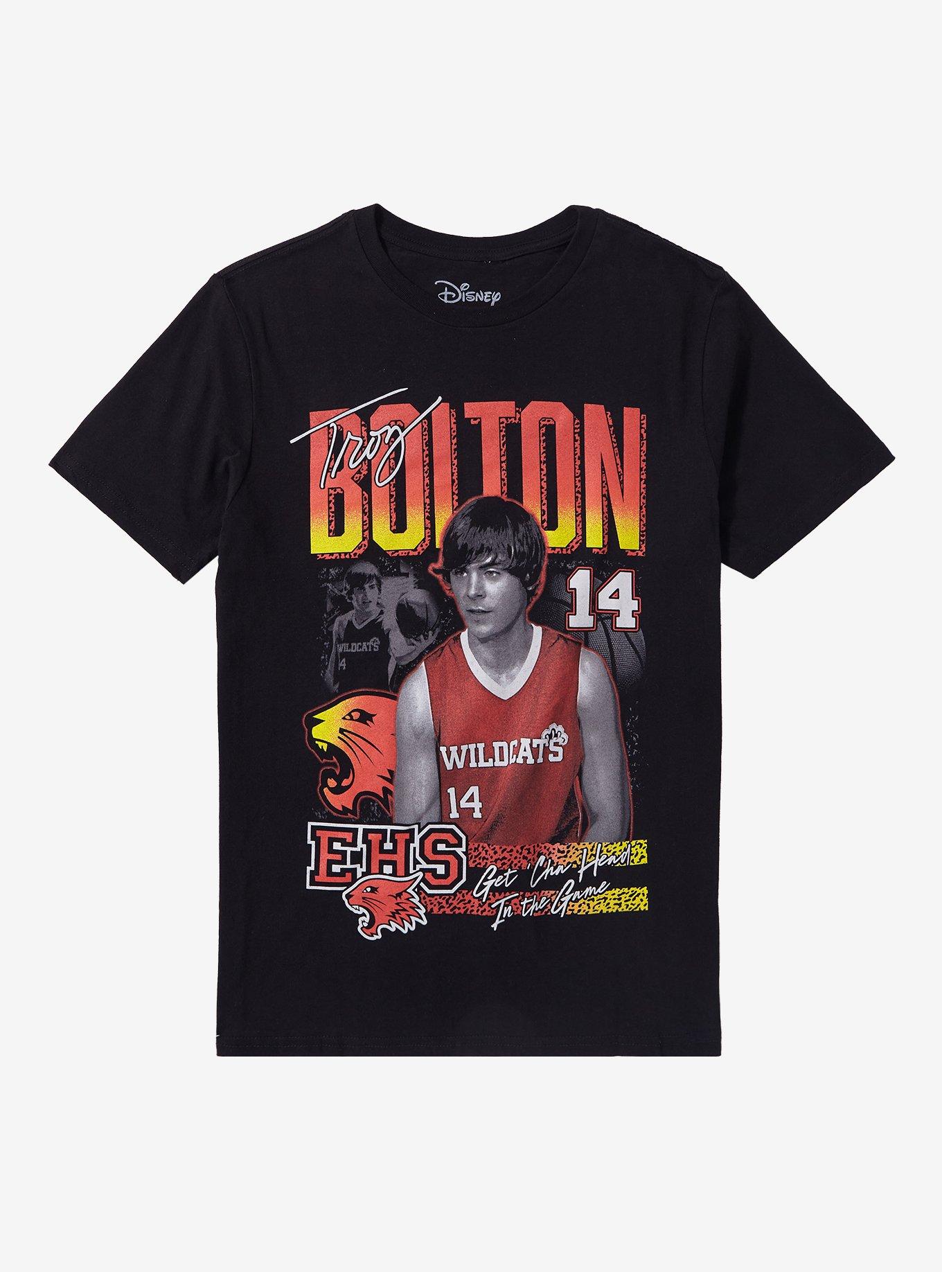 Disney High School Musical Troy Bolton Boyfriend Fit Girls TShirt Graphic Tee | Graphic Tee | Unisex Shirt | Top Trending Fashion