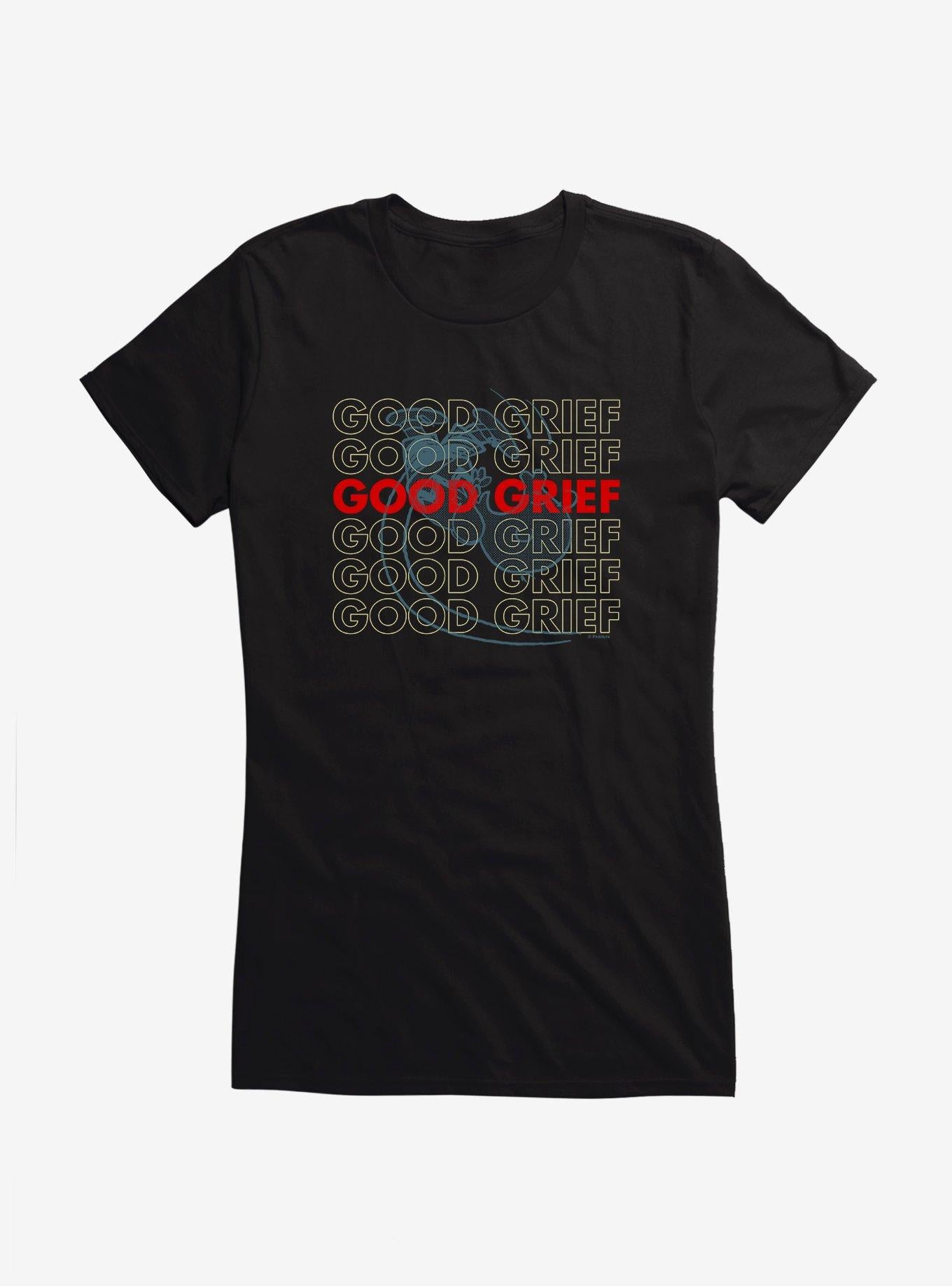 Peanuts Good Grief Charlie Brown Kick Girls T-Shirt T-Shirt | Trending Design | Perfect For Daily Wear