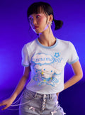 Cinnamoroll Starry Cloud Girls Ringer Baby T-Shirt | Premium Unisex T-Shirt, Trending Graphic Tee
