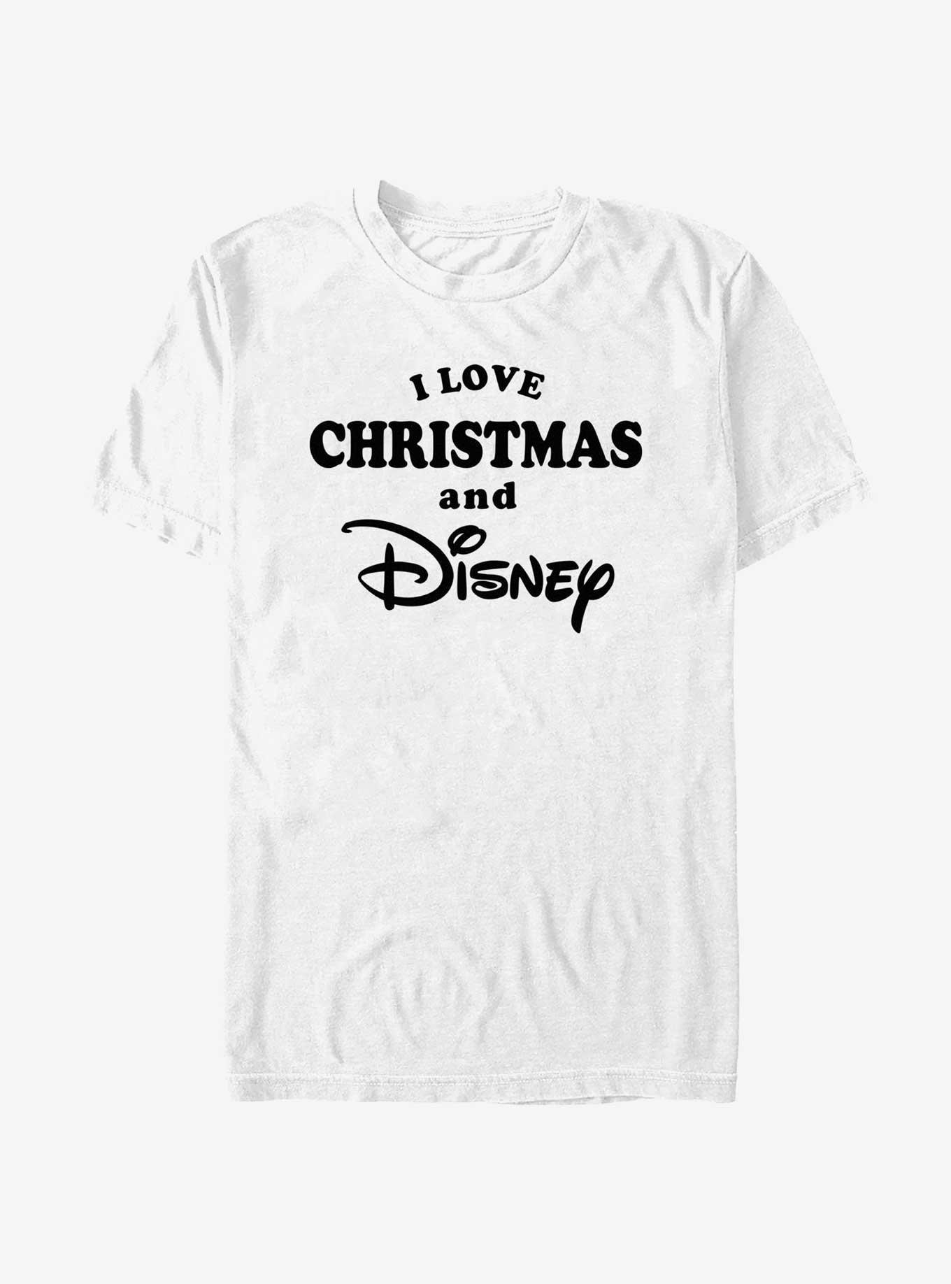 Disney I Love Christmas and Disney T-Shirt T-Shirt | Exclusive Edition | Must-Have Style