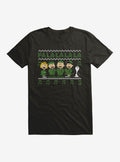Peanuts Fa La La Christmas Pattern T-Shirt