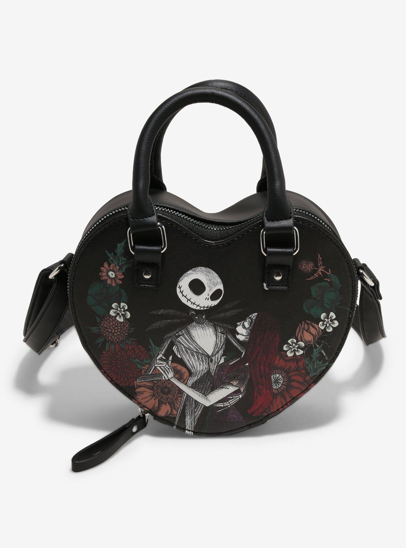 The Nightmare Before Christmas Jack Sally Hear Figural Crossbody Bag Tote Bag | Streetwear Vibe | High Demand Item