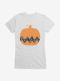 Peanuts Charlie Brown Pumpkin Girls T-Shirt T-Shirt | High-Quality Print | Great Gift Idea