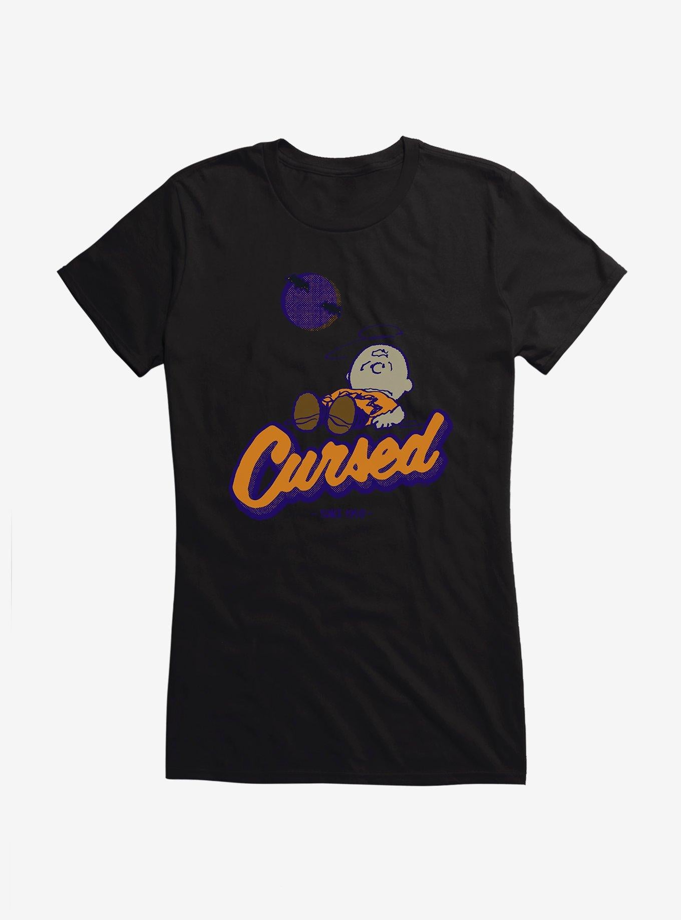 Peanuts Cursed Since 1950 Charlie Brown Girls T-Shirt T-Shirt | Exclusive Edition | Top Pick For Fans