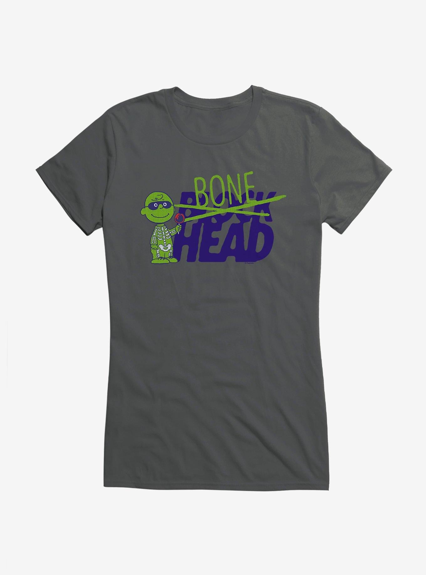 Peanuts Charlie Brown Bone Head Girls T-Shirt T-Shirt | Exclusive Edition | Must-Have Style