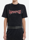 Social Collision Wasted Dark Wash Girls Oversized T-Shirt T-Shirt | Best-Selling Design | Top Pick For Fans