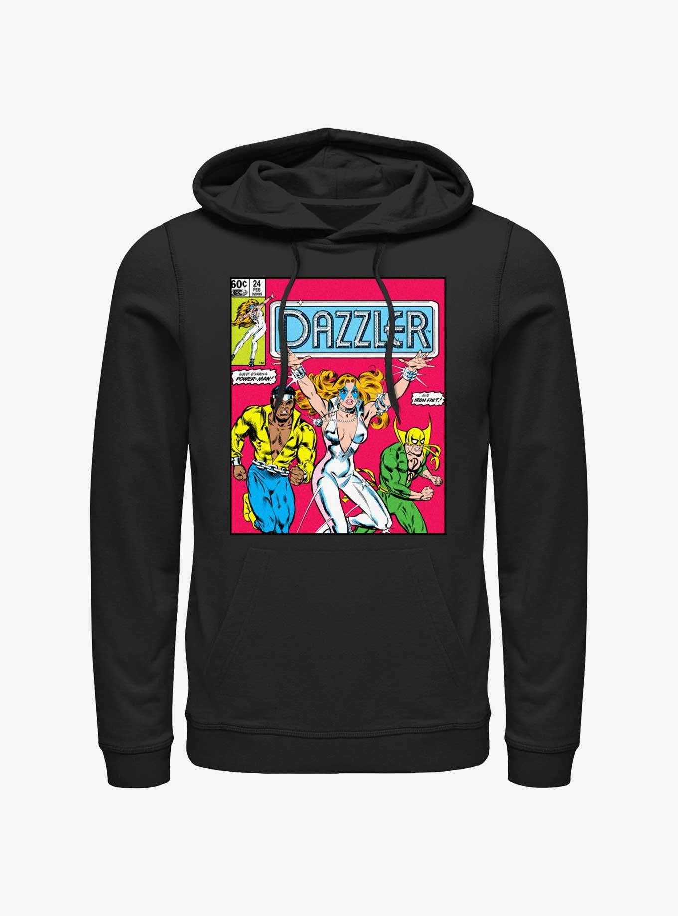 Marvel Dazzler Power Man and Iron Fist Comic Cover Hoodie