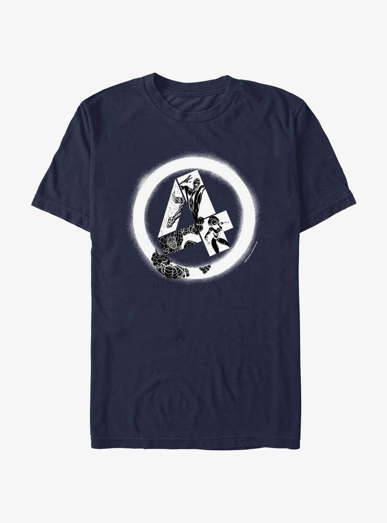 Marvel Fantastic Four Diffused Four T-Shirt