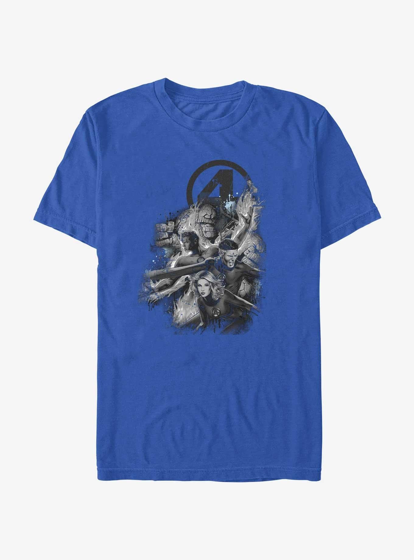 Marvel Fantastic Four Grayscale Four T-Shirt