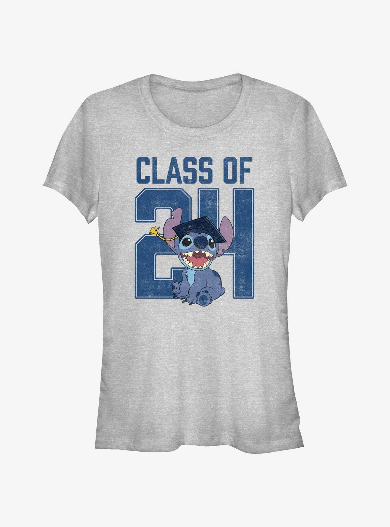 Disney Lilo Stitch Graduating Class Of 2024 Girls T-Shirt T-Shirt | Premium Graphic | Perfect For Daily Wear