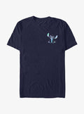 Disney Lilo Stitch Holographic Stitch Pocket T-Shirt T-Shirt | Bold Graphic Edition | Great Gift Idea