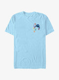 Disney Lilo Stitch Colorful Aloha Pocket T-Shirt T-Shirt | Trending Design | Top Pick For Fans