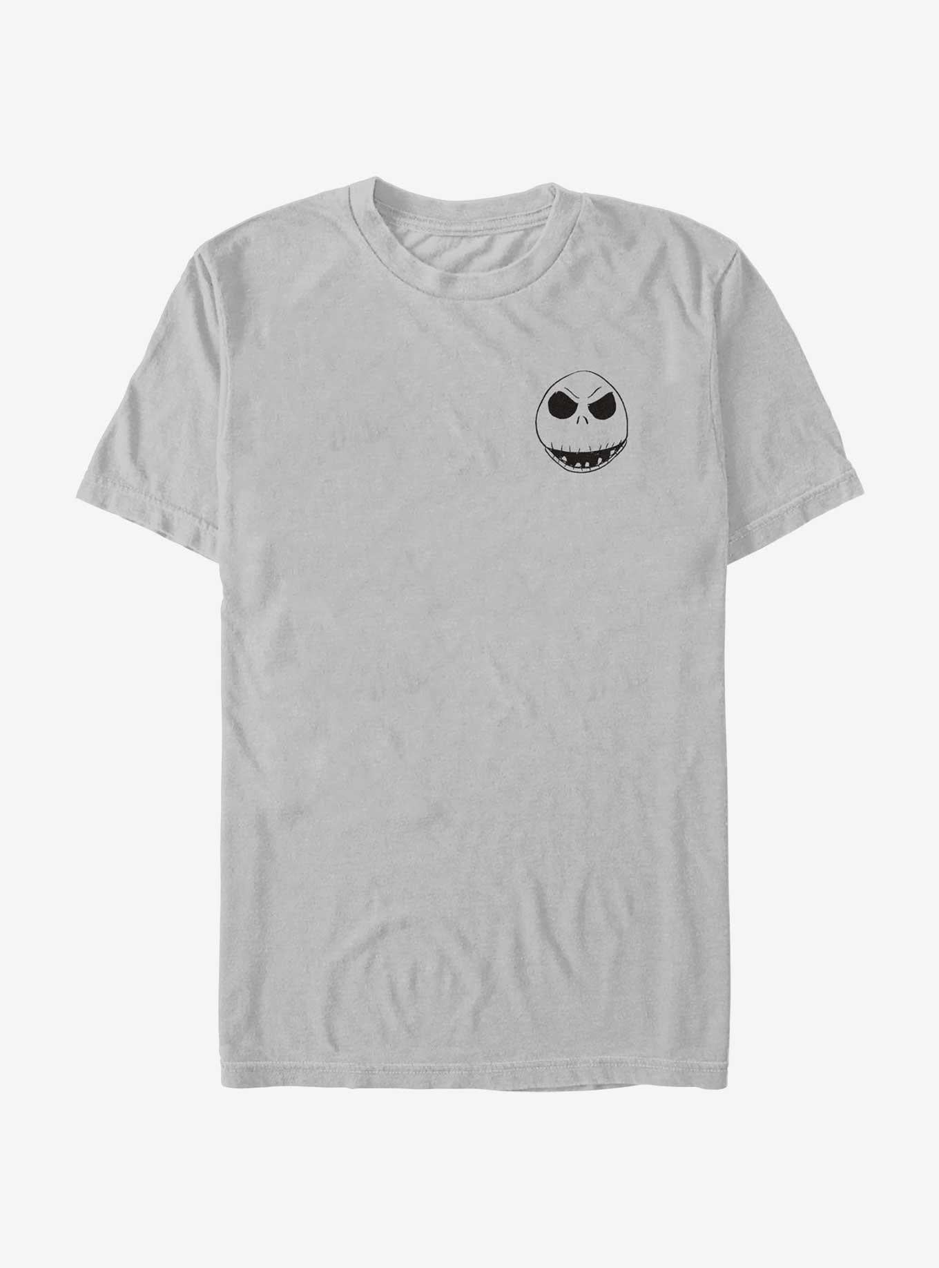 The Nightmare Before Christmas Jack Face Outline Pocket T-Shirt T-Shirt | Streetwear Vibe | Great Gift Idea