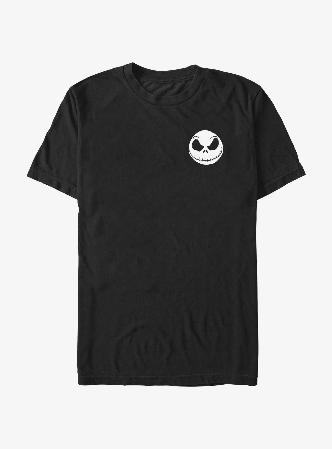 The Nightmare Before Christmas Big Face Jack Pocket T-Shirt T-Shirt | Aesthetic Graphic | Perfect For Daily Wear
