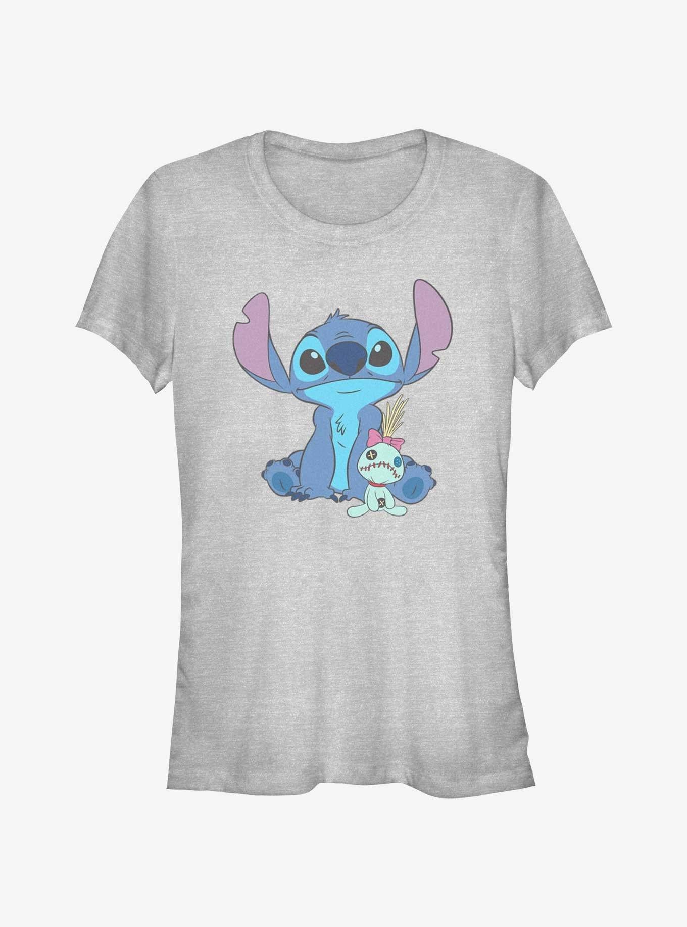 Disney Lilo Stitch And Scrump Sit Girls T-Shirt T-Shirt | Bold Graphic Edition | Trending Now