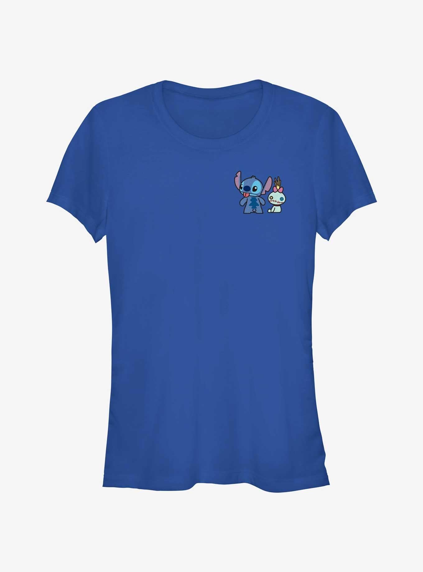 Disney Lilo Stitch And Lilttle Scrump Pocket Girls T-Shirt T-Shirt | Best-Selling Design | Must-Have Style