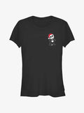 The Nightmare Before Christmas Merry Jack Hat Pocket Girls T-Shirt T-Shirt | Exclusive Edition | Must-Have Style