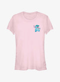 Disney Lilo Stitch Ice Cream Pocket Girls T-Shirt T-Shirt | Fan Favorite Style | Must-Have Style