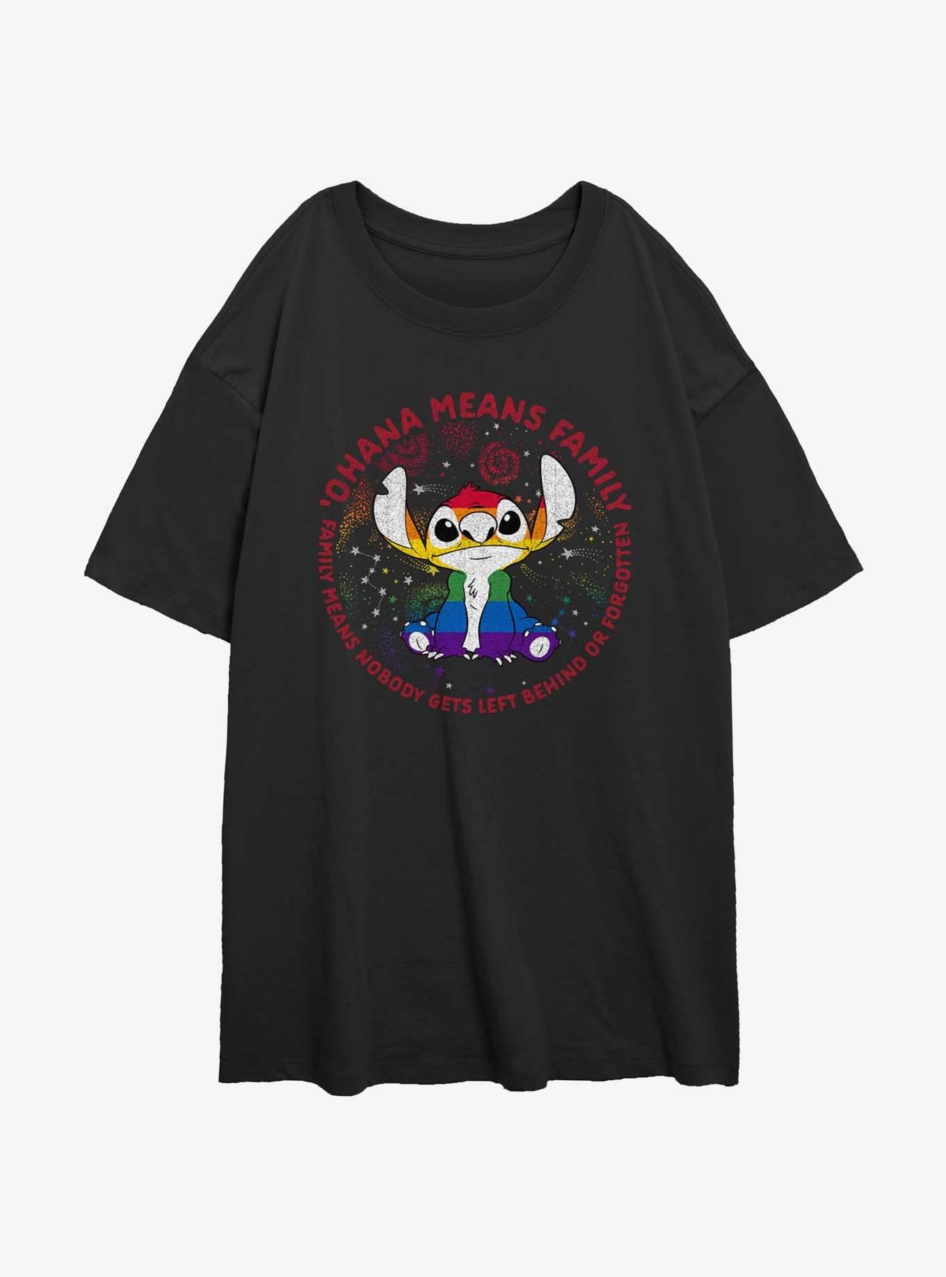 Disney Lilo Stitch Ohana Pride Oversized T-Shirt T-Shirt | High-Quality Print | Must-Have Style