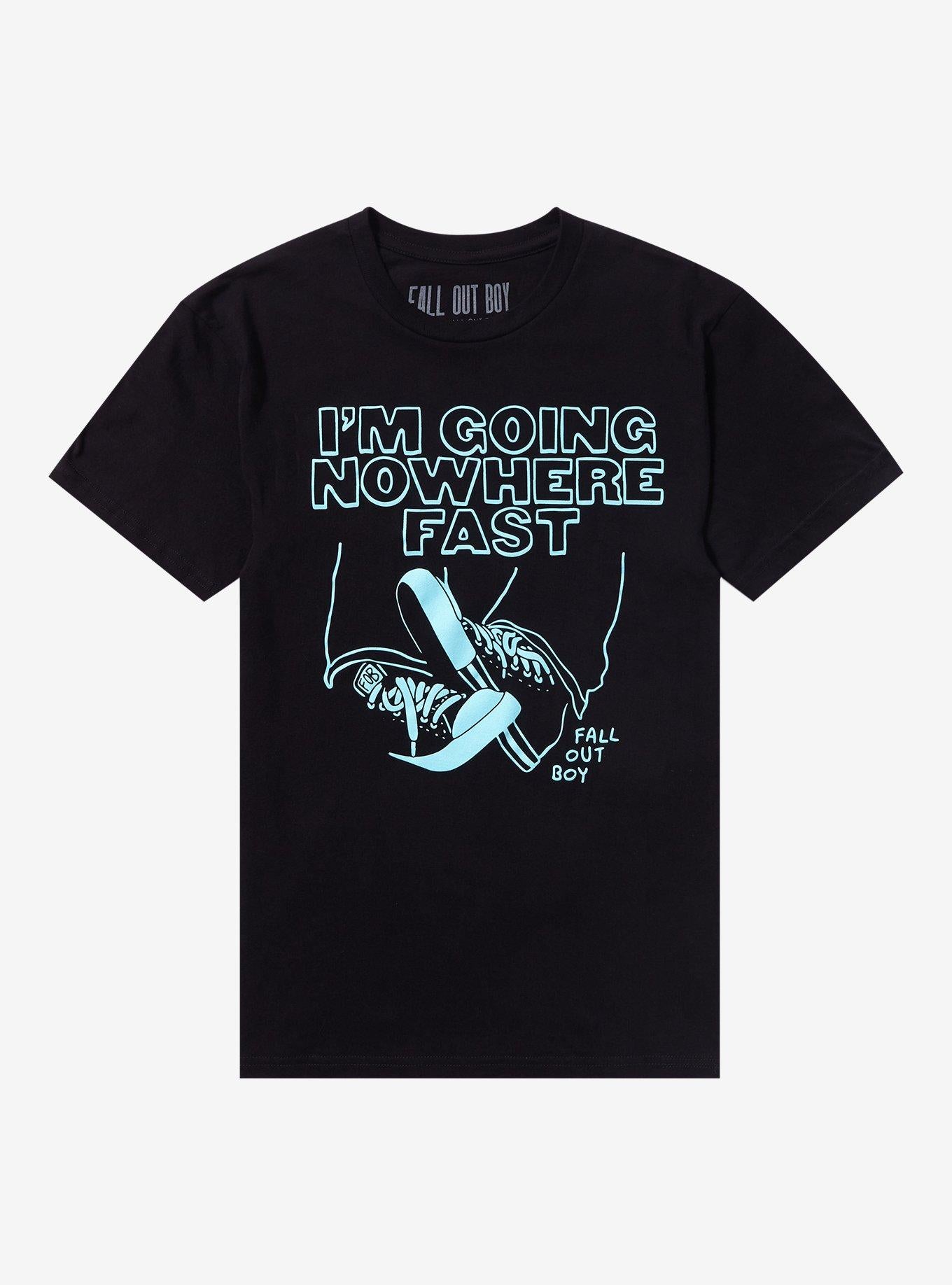 Fall Out Boy Going Nowhere Fast Boyfriend Fit Girls T Shirt