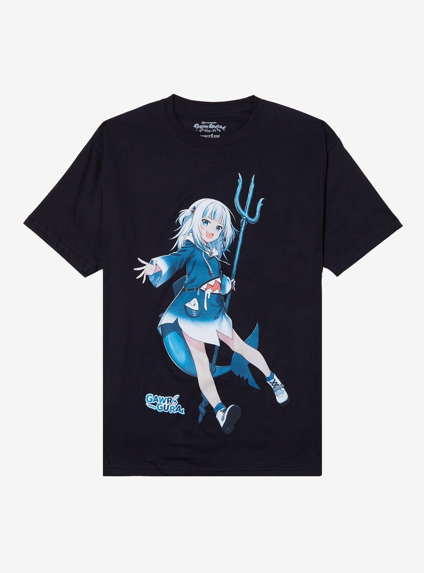 CounterSide X Hololive Myth Gawr Gura TShirt Graphic Tee | Graphic Tee | Unisex Shirt | Best-Selling Design