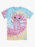 Disney Lilo Stitch Big Angel Tie-Dye T-Shirt T-Shirt | Premium Graphic | Must-Have Style