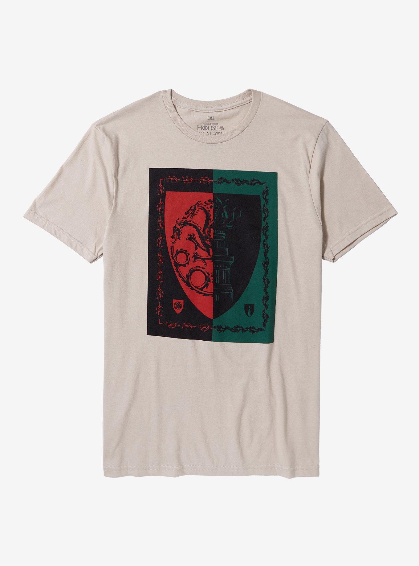 House Of The Dragon Targaryen Hightower Split T-Shirt T-Shirt | Premium Graphic | Must-Have Style