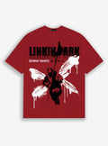 Linkin Park Hybrid Theory Boyfriend Fit Girls TShirt Graphic Tee | Graphic Tee | Unisex Shirt | High-Quality Print