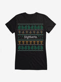 Harry Potter Slytherin Ugly Christmas Pattern Girls T-Shirt T-Shirt | Aesthetic Graphic | Top Pick For Fans