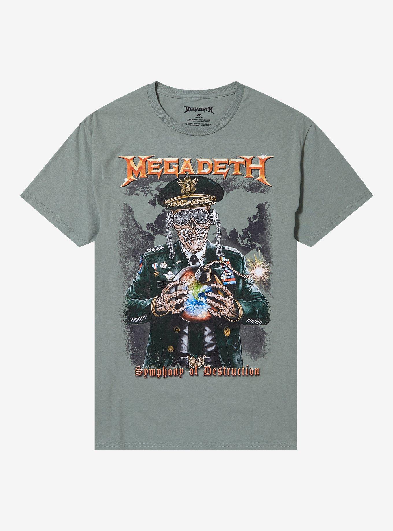 Megadeth Symphony Of Destruction Earth Bomb T Shirt