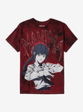 Chainsaw Man Makima Red Tie Dye T Shirt
