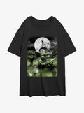 The Nightmare Before Christmas Scary Night Girls Oversized T-Shirt T-Shirt | Premium Graphic | High Demand Item
