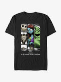 The Nightmare Before Christmas Group Grid T-Shirt T-Shirt | Trending Design | Top Pick For Fans