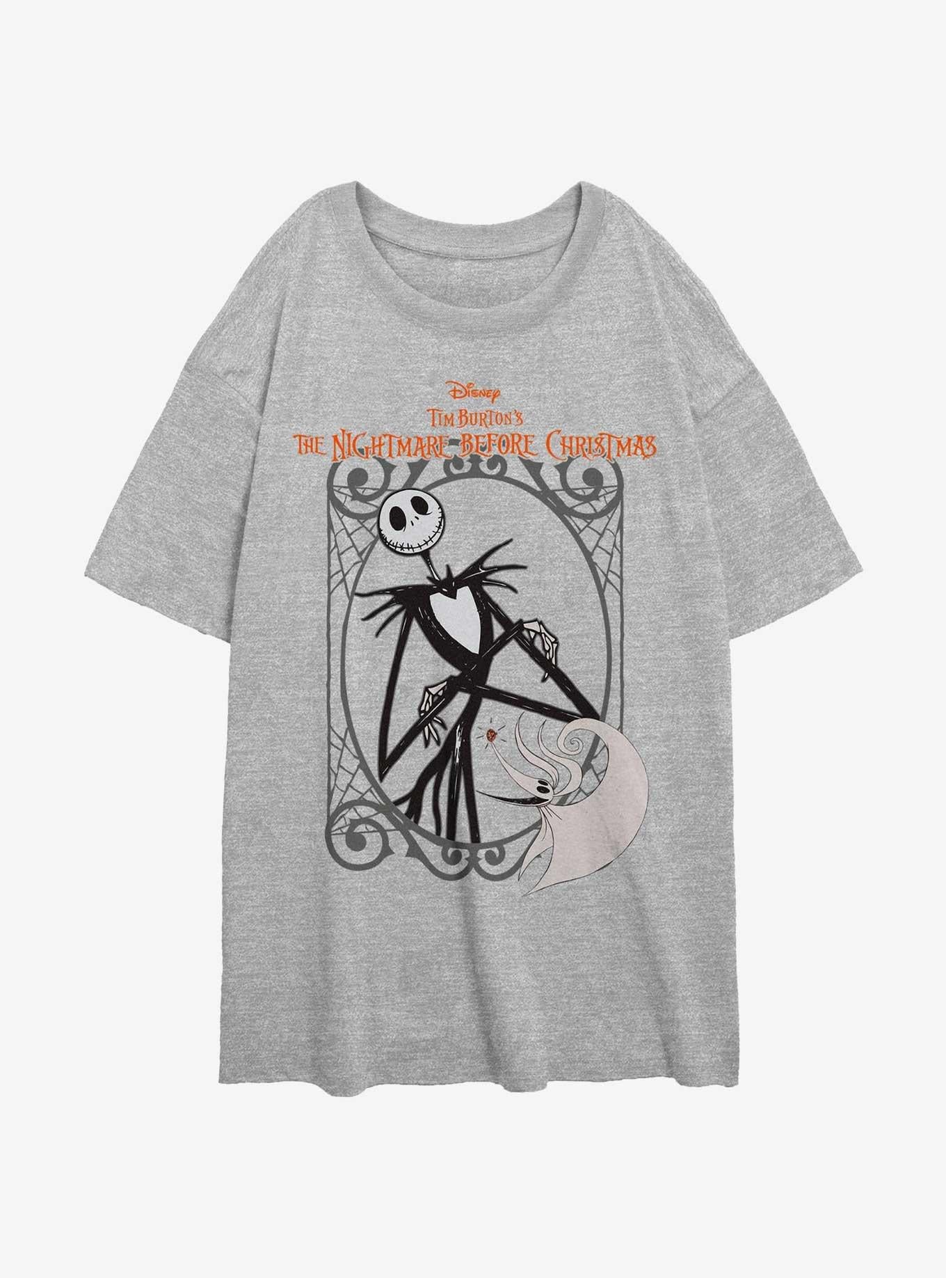 The Nightmare Before Christmas Jack Zero Girls Oversized T-Shirt T-Shirt | Trending Design | Top Pick For Fans