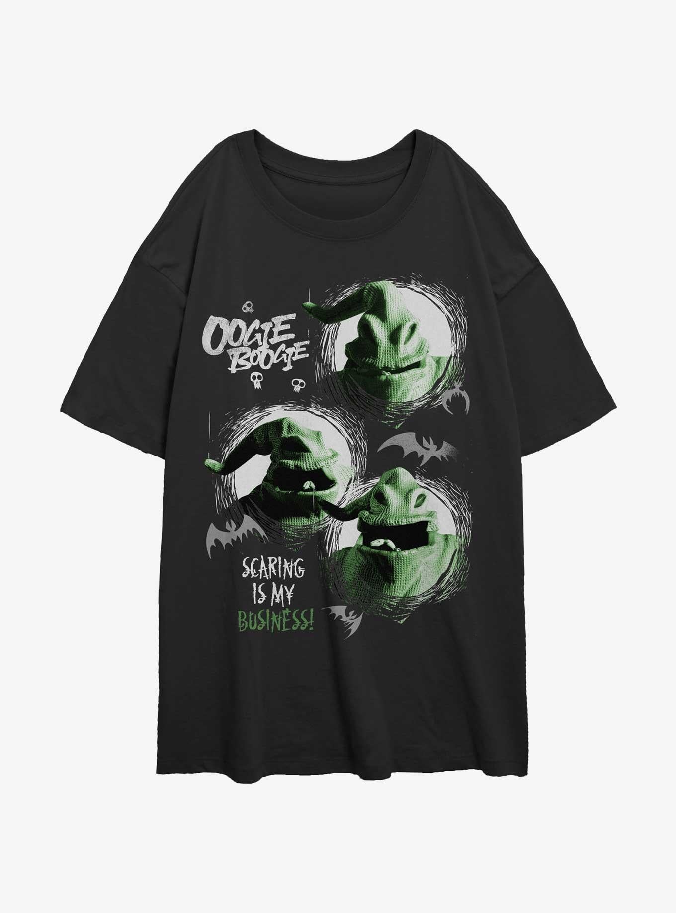The Nightmare Before Christmas The Oogie Boogie Girls Oversized T-shirt | Trendy Graphic Tee | Casual Unisex T-shirt