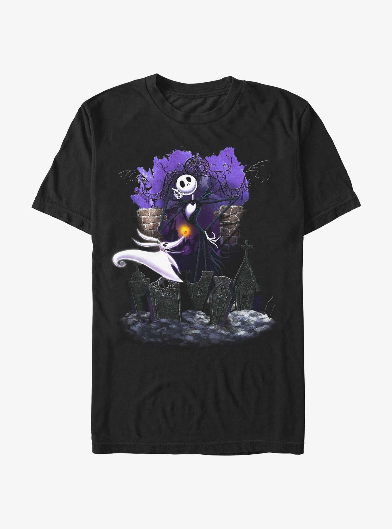 The Nightmare Before Christmas Jack Zero Graveyard T-Shirt T-Shirt | Best-Selling Artwork | Perfect For Daily Wear