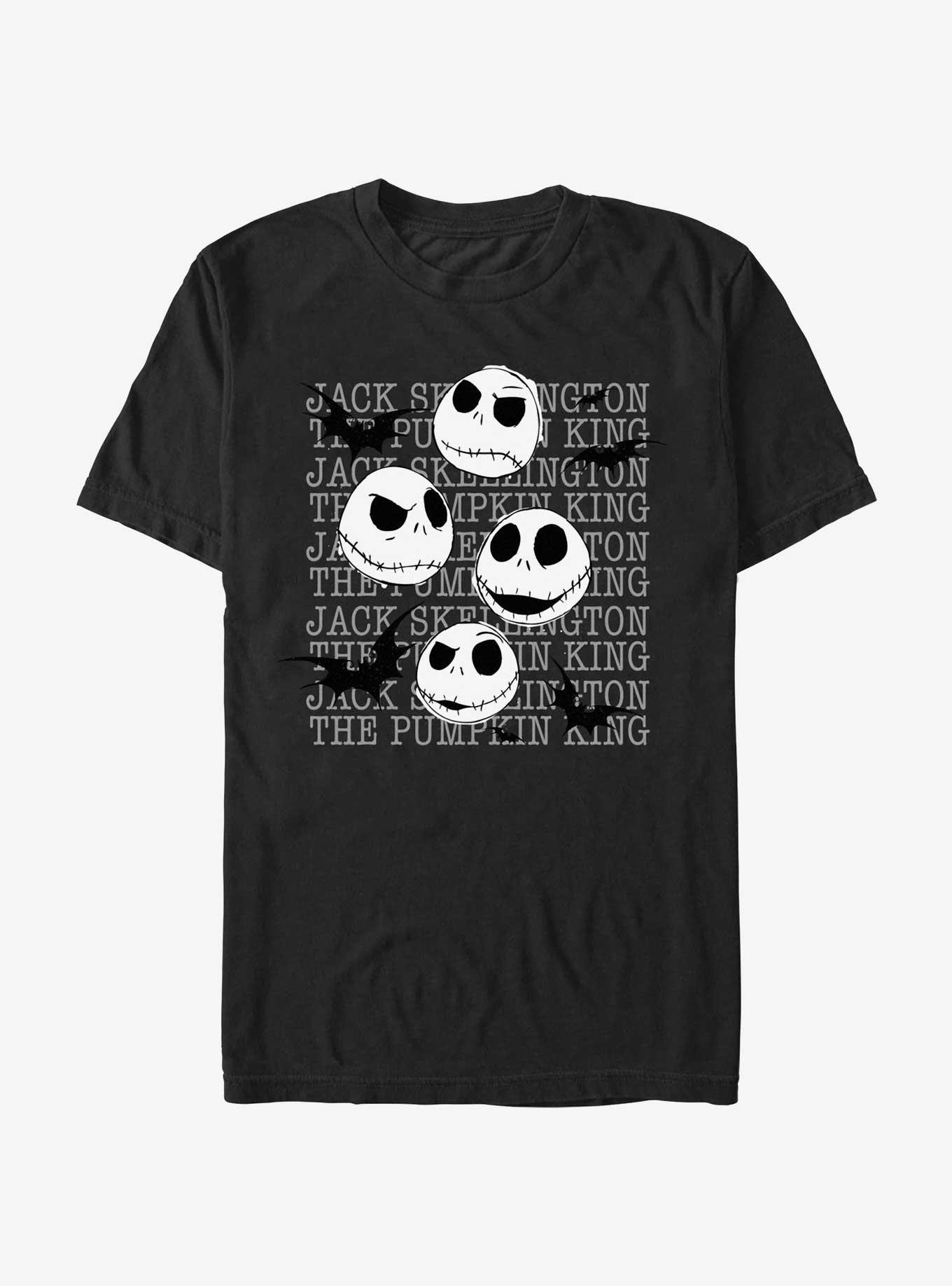 The Nightmare Before Christmas Jack Heads T-Shirt T-Shirt | Aesthetic Graphic | Top Pick For Fans
