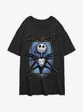 The Nightmare Before Christmas Framed Jack Girls Oversized T-Shirt T-Shirt | Exclusive Edition | High Demand Item