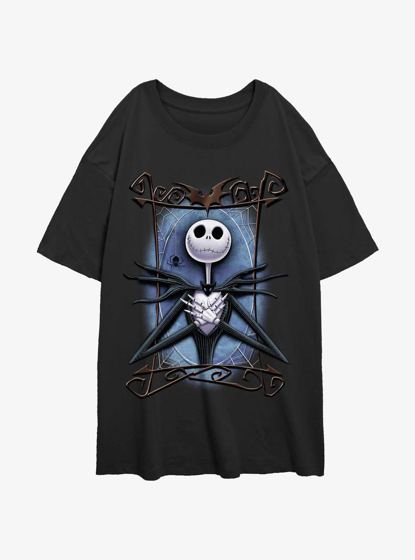 The Nightmare Before Christmas Framed Jack Girls Oversized T-Shirt T-Shirt | Exclusive Edition | High Demand Item