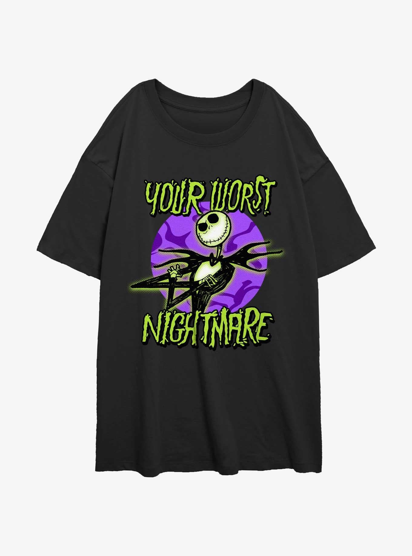 The Nightmare Before Christmas Your Worst Nightmare Girls Oversized T-Shirt