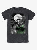 The Nightmare Before Christmas Jack Night Sky Moon Mineral Wash T-shirt | Trendy Graphic Tee | Casual Unisex T-shirt