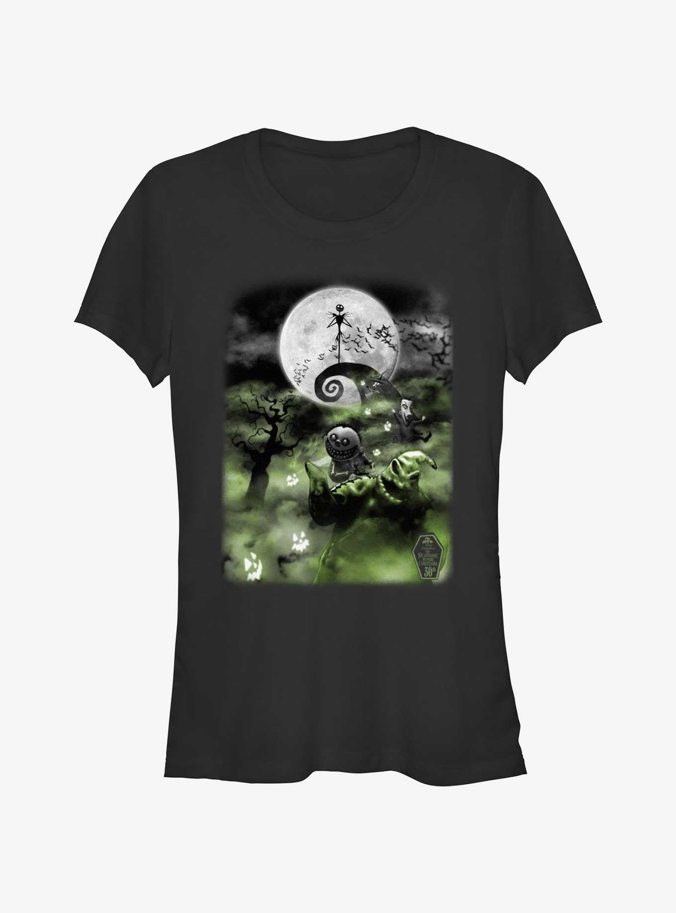 The Nightmare Before Christmas Scary Night Girls T-Shirt T-Shirt | Viral Style | High Demand Item