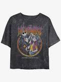 The Nightmare Before Christmas Nightmare Metal Girls Mineral Wash Crop T-Shirt T-Shirt | Trending Design | Great Gift Idea