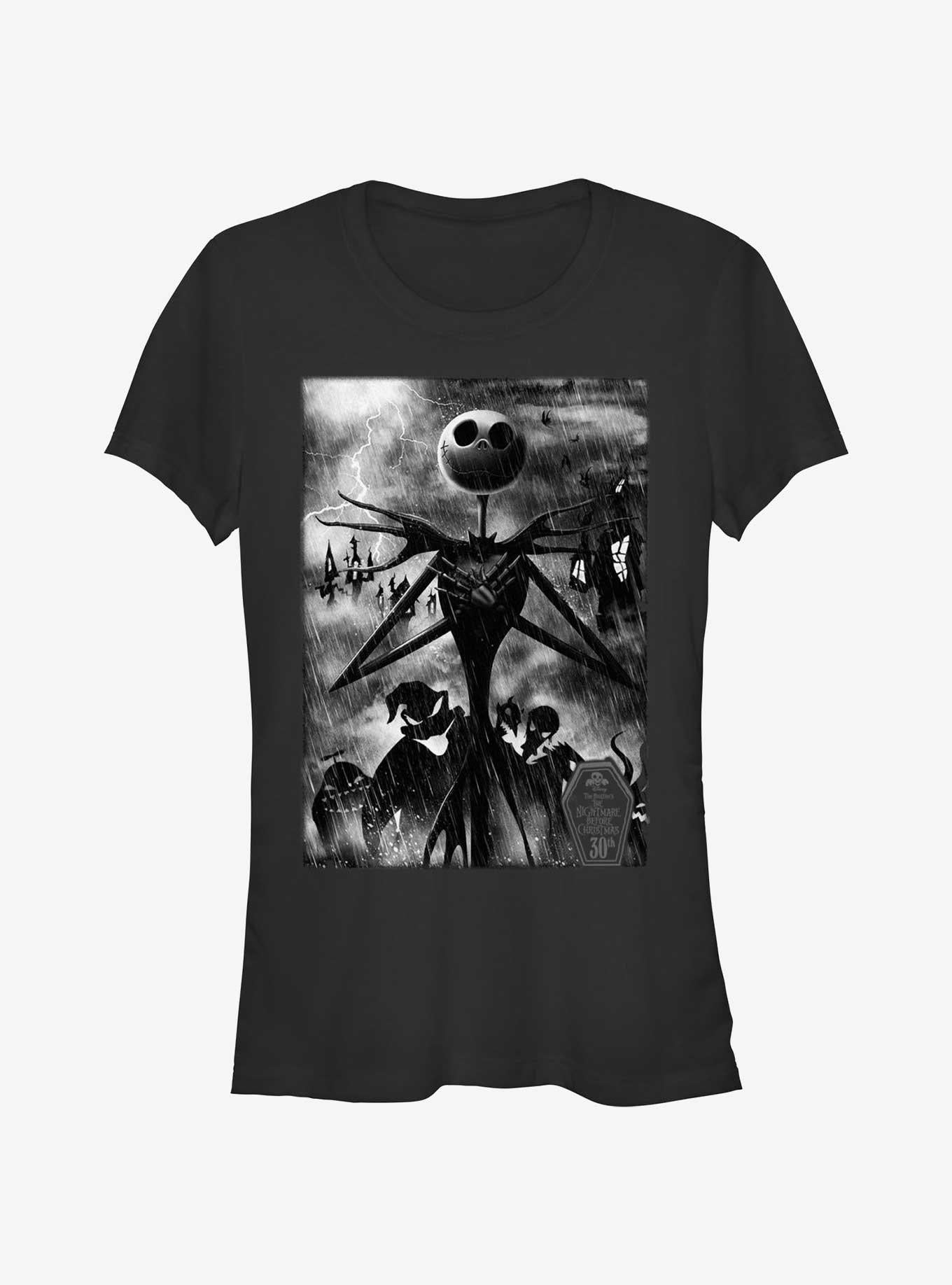 The Nightmare Before Christmas Nightmarish Jack Girls T-Shirt T-Shirt | Aesthetic Graphic | Trending Now